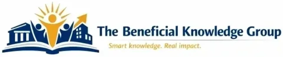 Knowledge and impact logo design